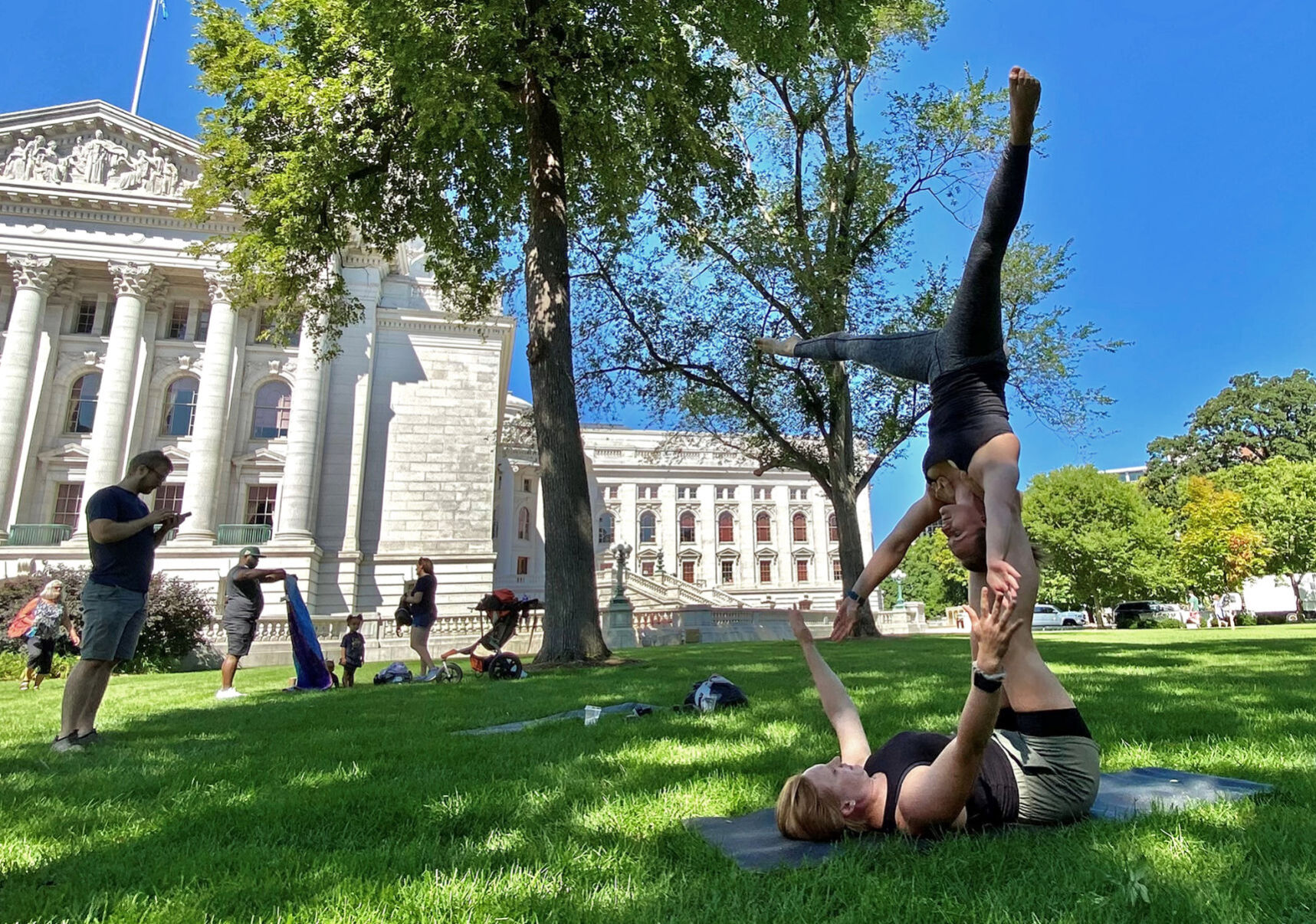 Acro-yoga
